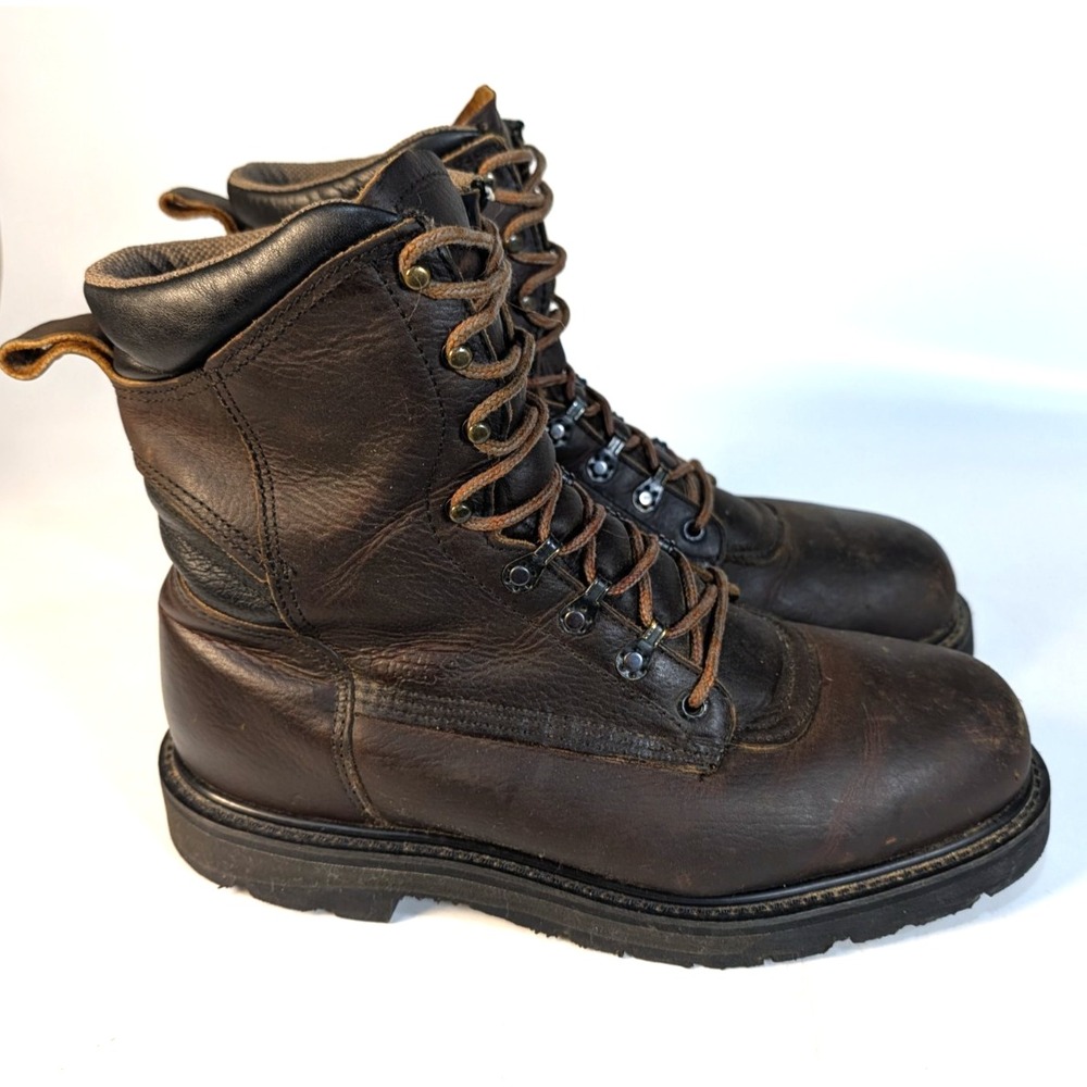 Red Wing 2264 Comfort Force Steel Toe Boots Safety Brown Leather Men's 9.5 E2